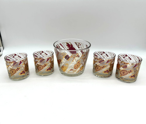 Set bicchieri vintage culver - 4,